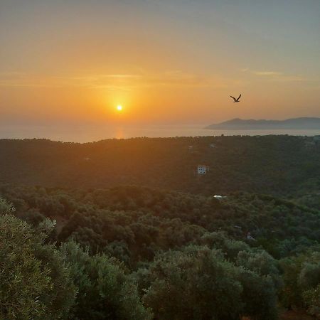 Villa Amfithea Moni Evaggelistrias Exteriér fotografie
