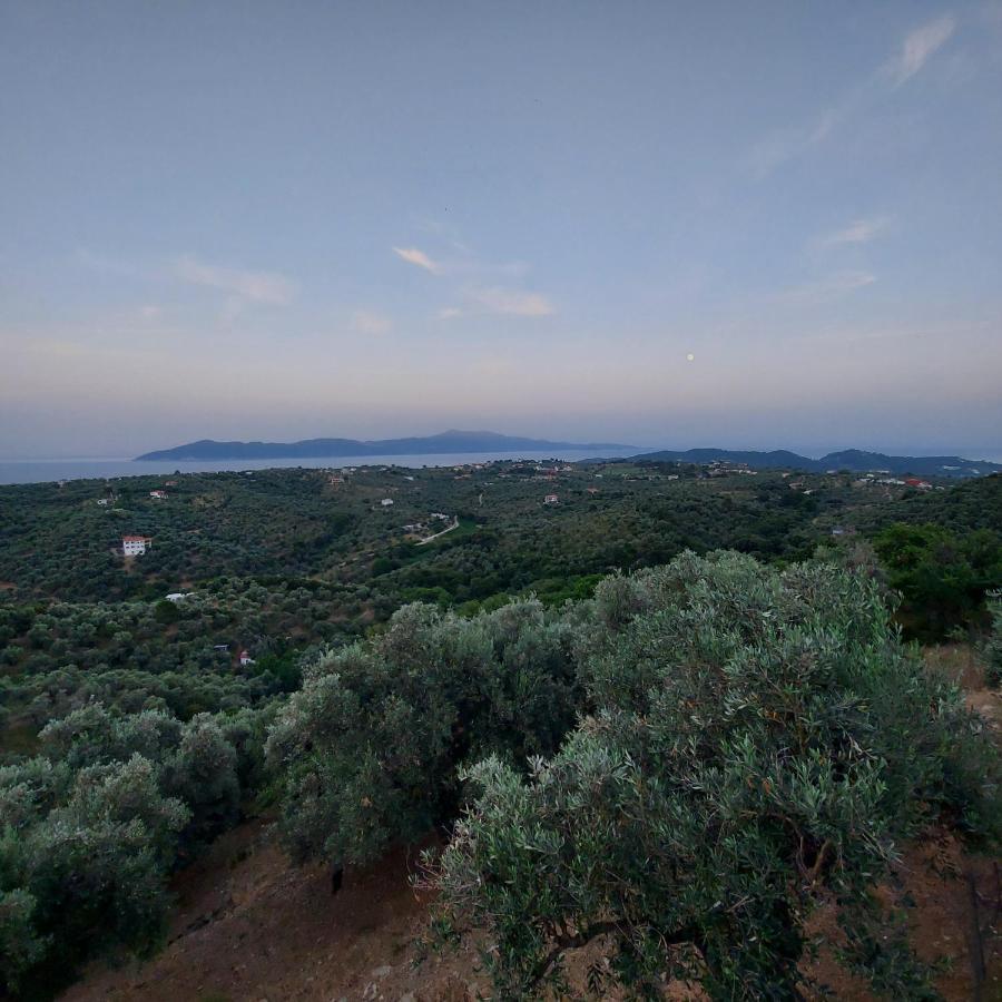 Villa Amfithea Moni Evaggelistrias Exteriér fotografie